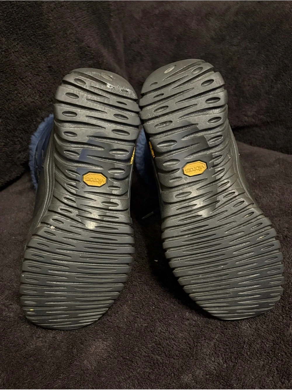 UGG Lorien Waterproof Insulated Sheepskin Navy Blue Snow Boots Women’s 6.5